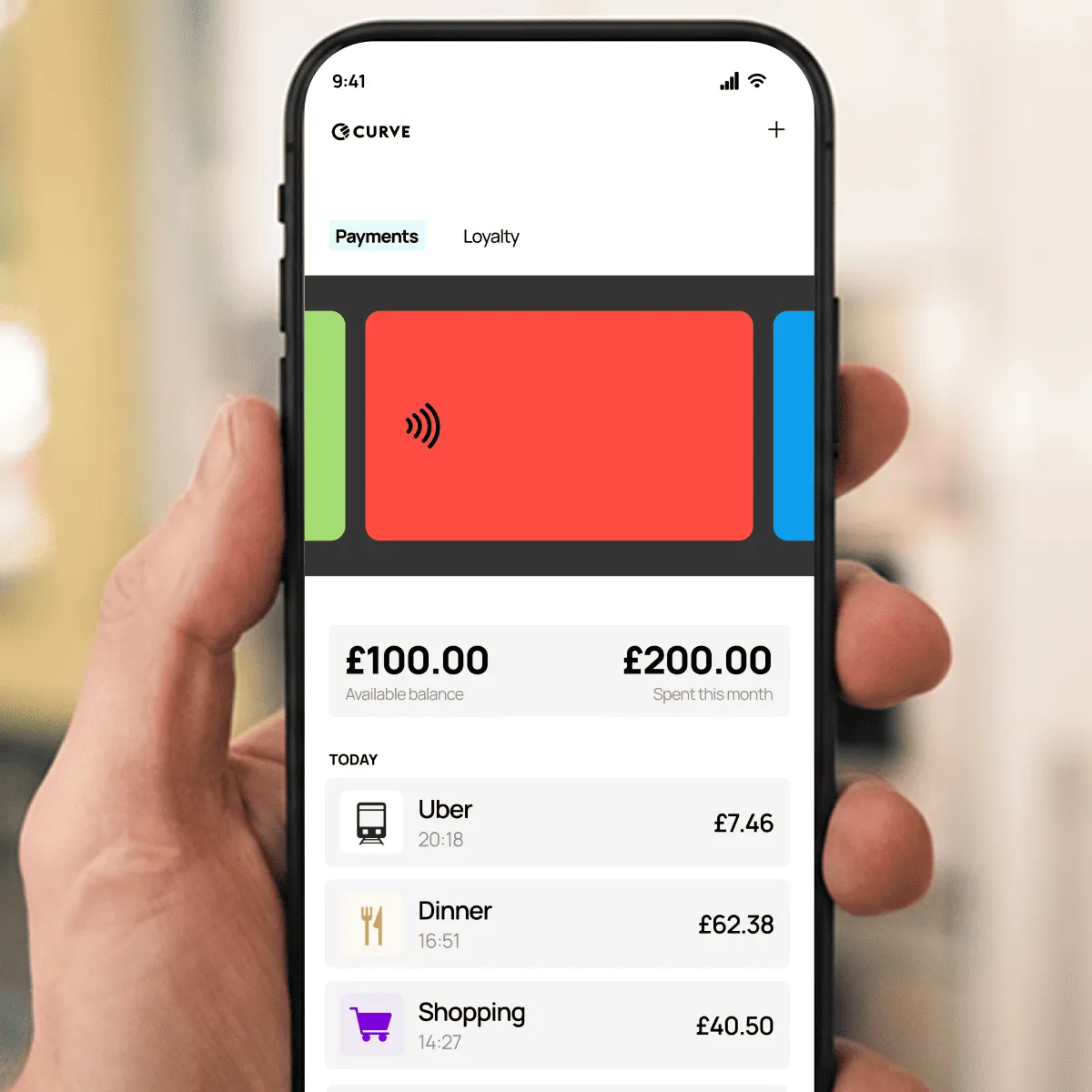 How Curve Pay works - step 1