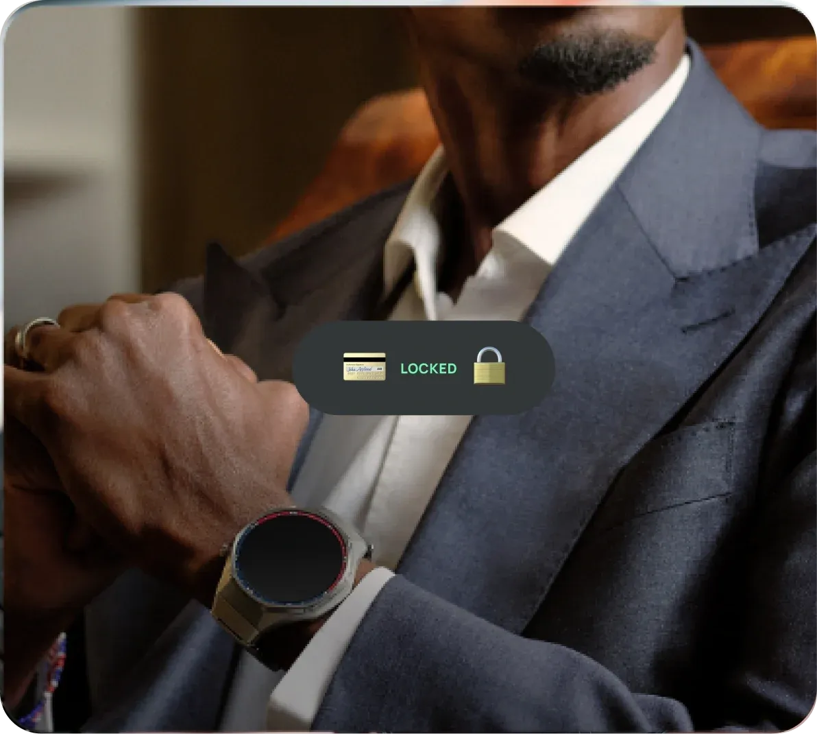  <span class="text-red">Built-in security </span> that puts you in control