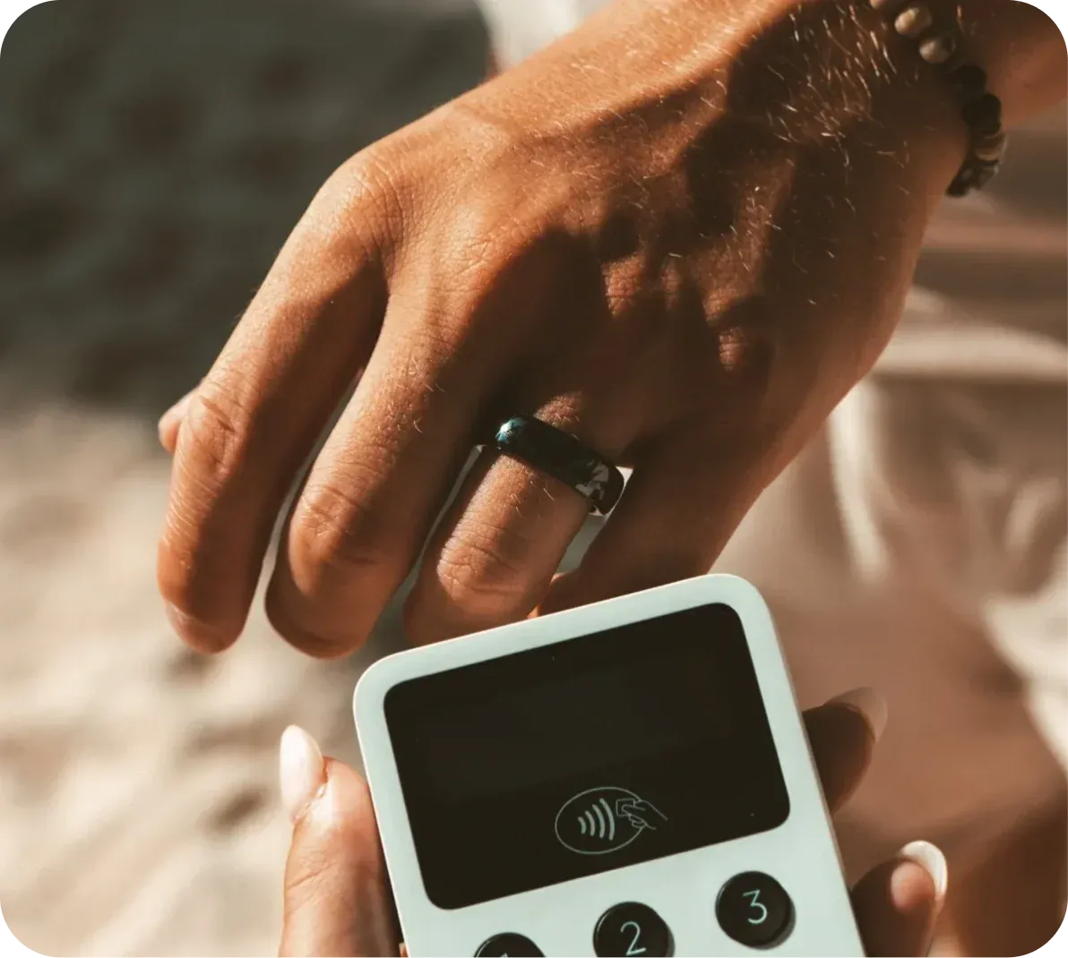 Tapster payment rings